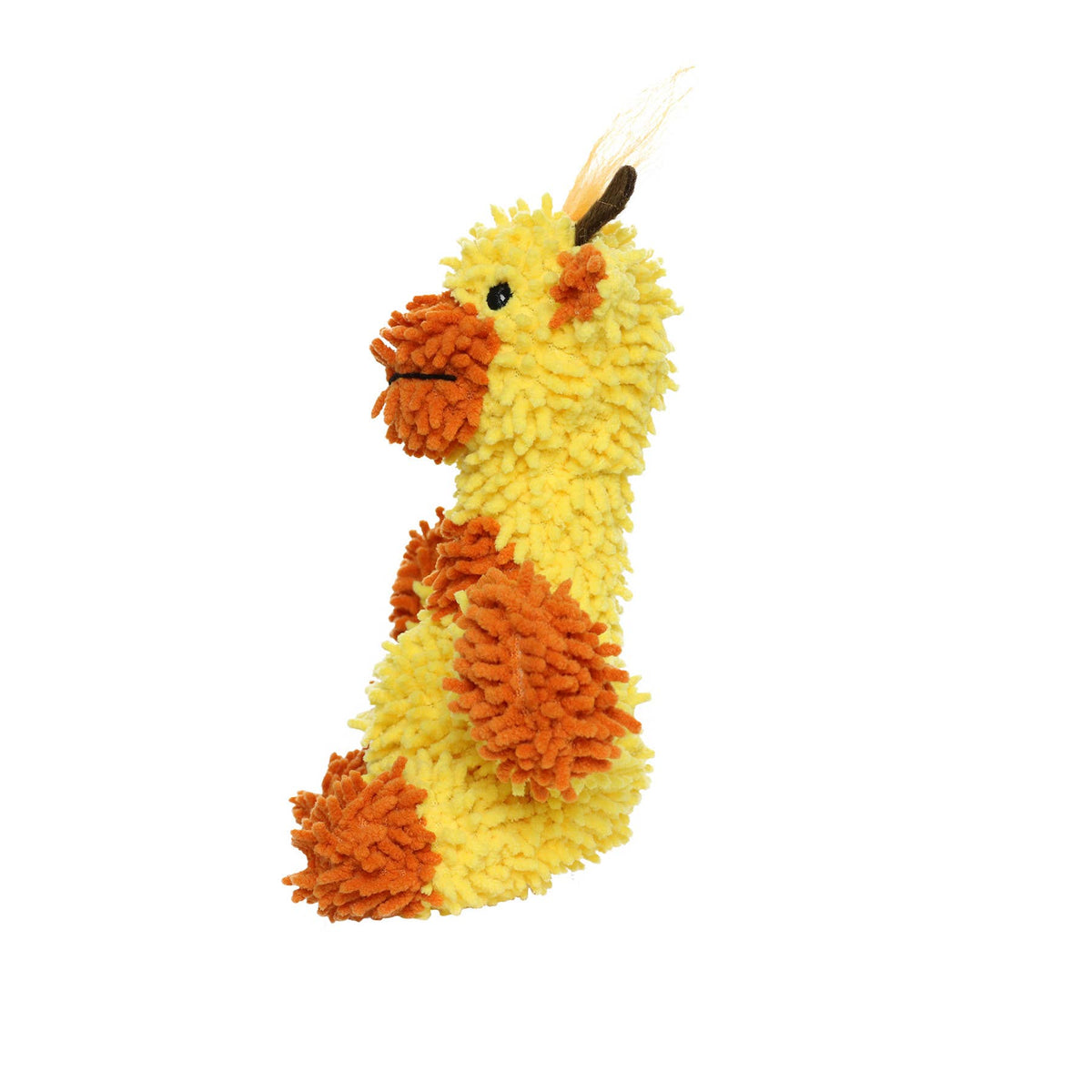 Mighty Jr Microfiber Ball Giraffe, Squeaky Dog Toy