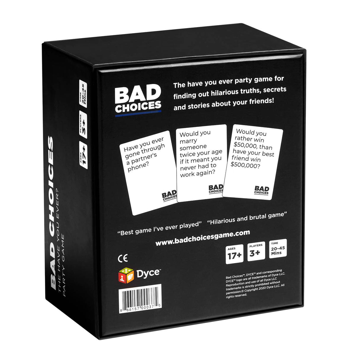 BAD CHOICES: The Have You Ever? Game
