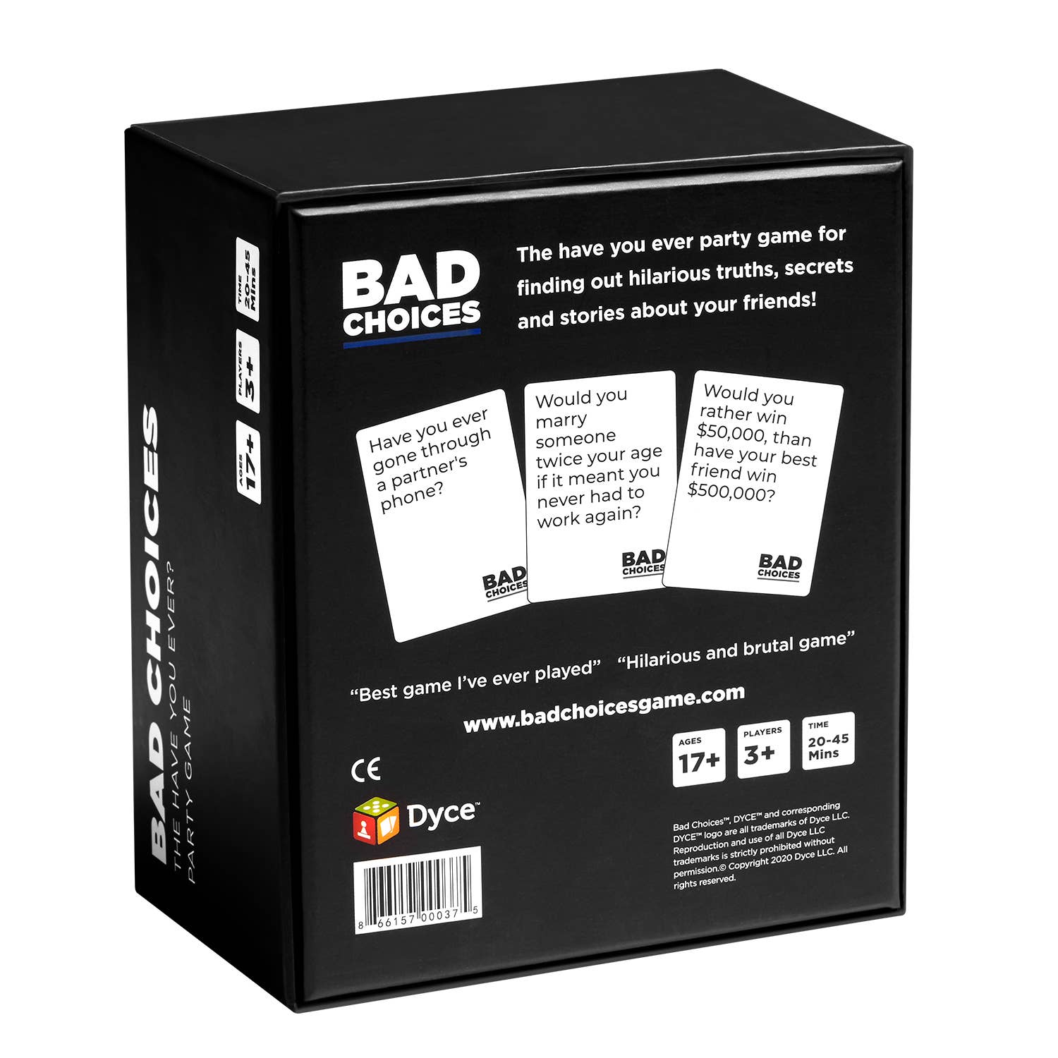 BAD CHOICES: The Have You Ever? Game