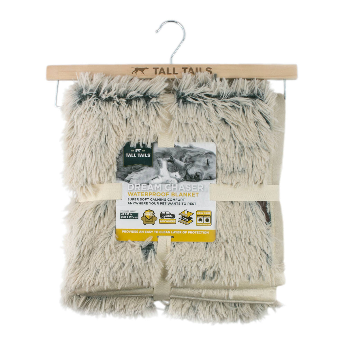 Tall Tails Khaki Waterproof Dog Blanket - 40" X 60"