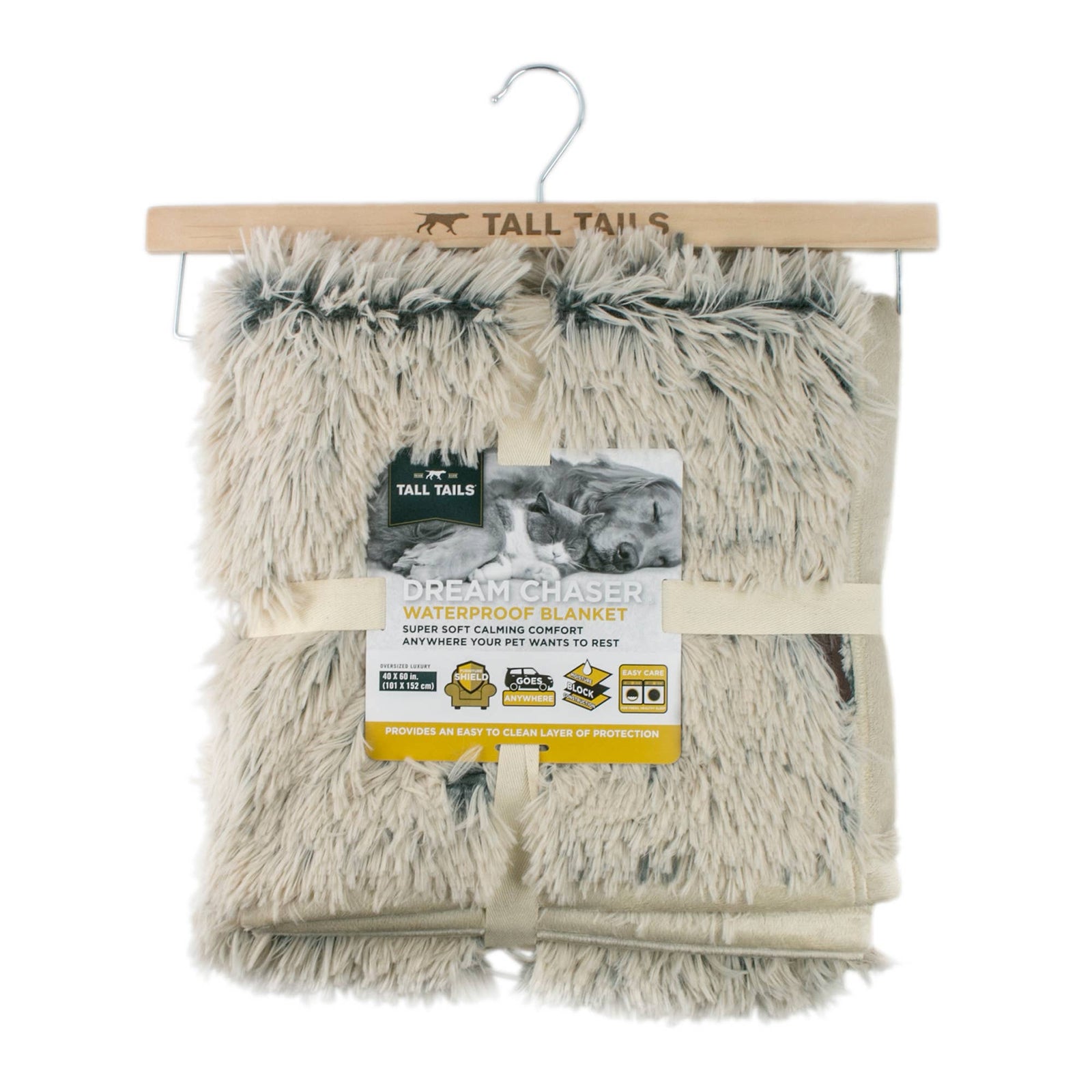 Tall Tails Khaki Waterproof Dog Blanket - 40" X 60"