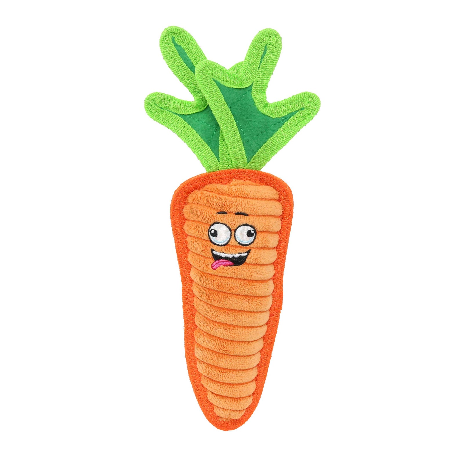 Tuffy Funny Food Carrot Squeaky Dog Toy