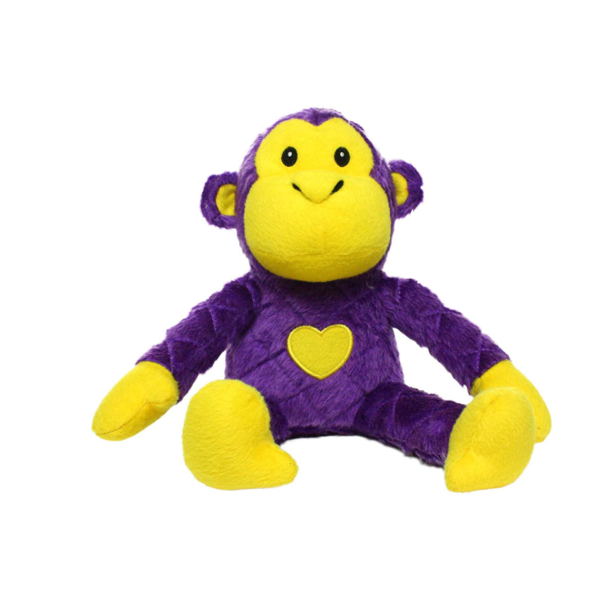 Mighty Safari Monkey - Purple, Squeaky Dog Toy