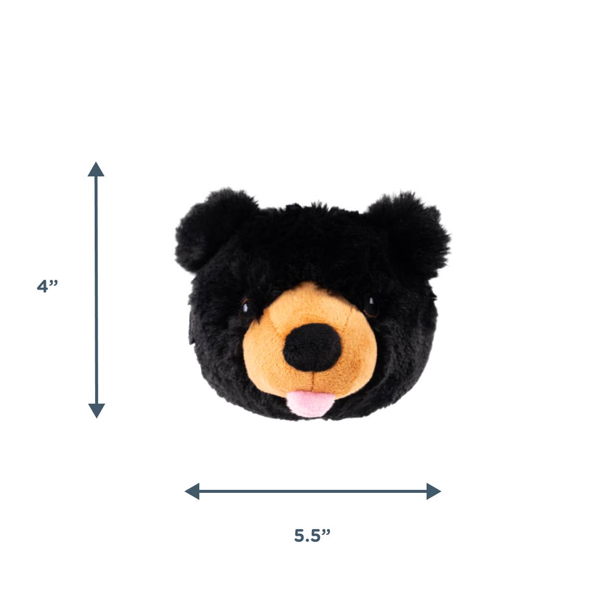 Black Bear 2-in-1 Fetch Ball Dog Toy