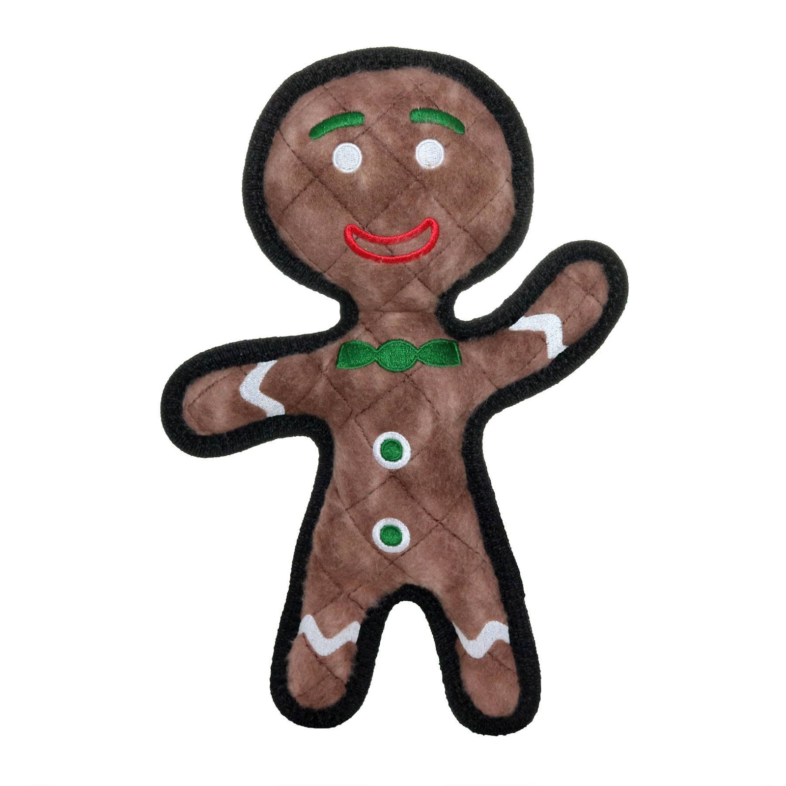 Tuffy Gingerbread Man - Christmas, Squeaky Dog Toy