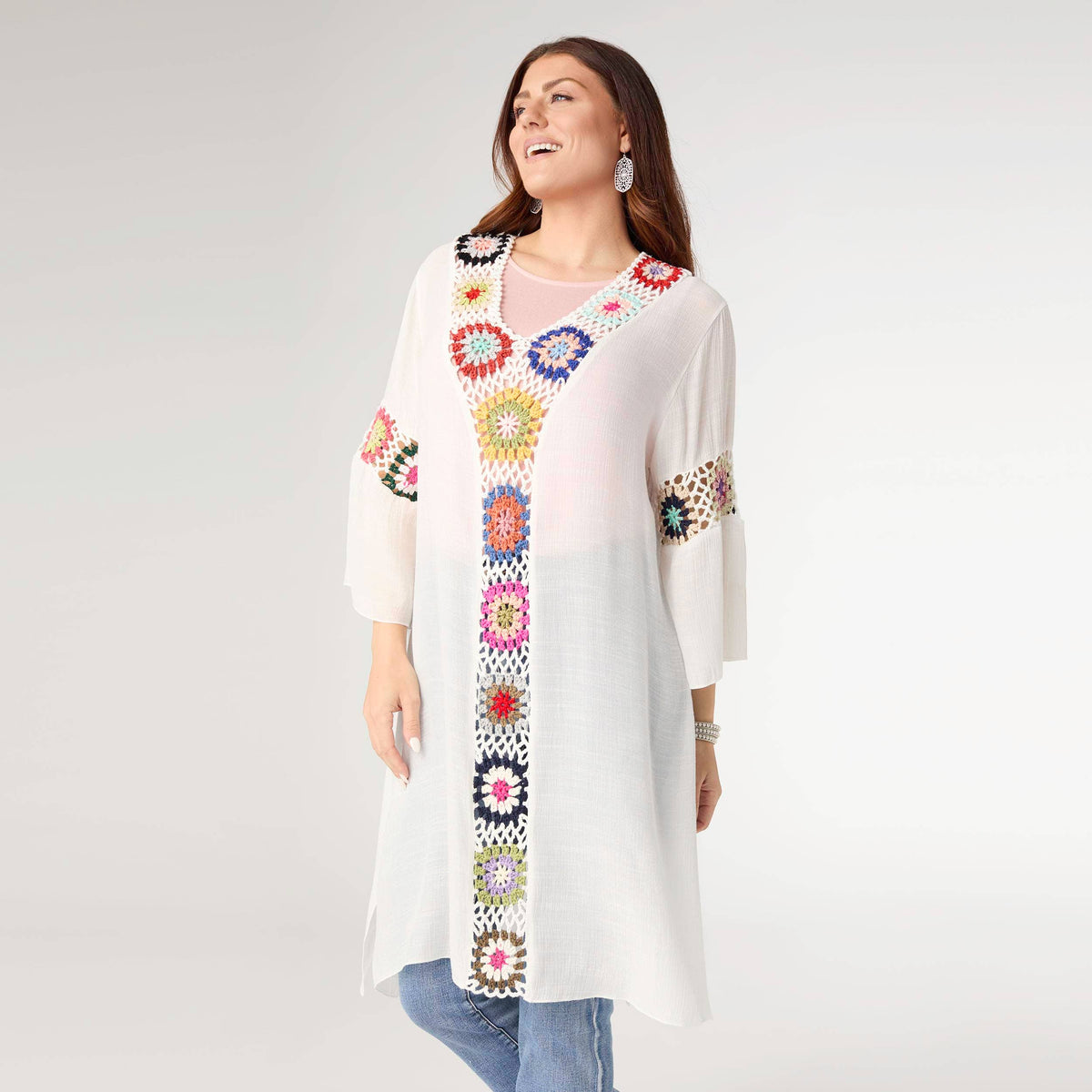 Bethany Lightweight Embroidered Tunic