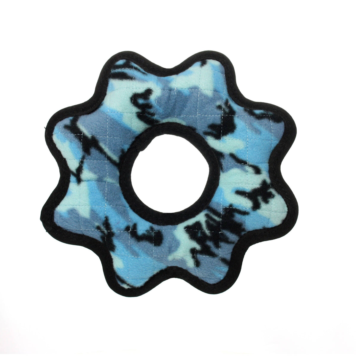 Tuffy Ultimate Gear Ring - Camo Blue, Squeaky Dog Toy