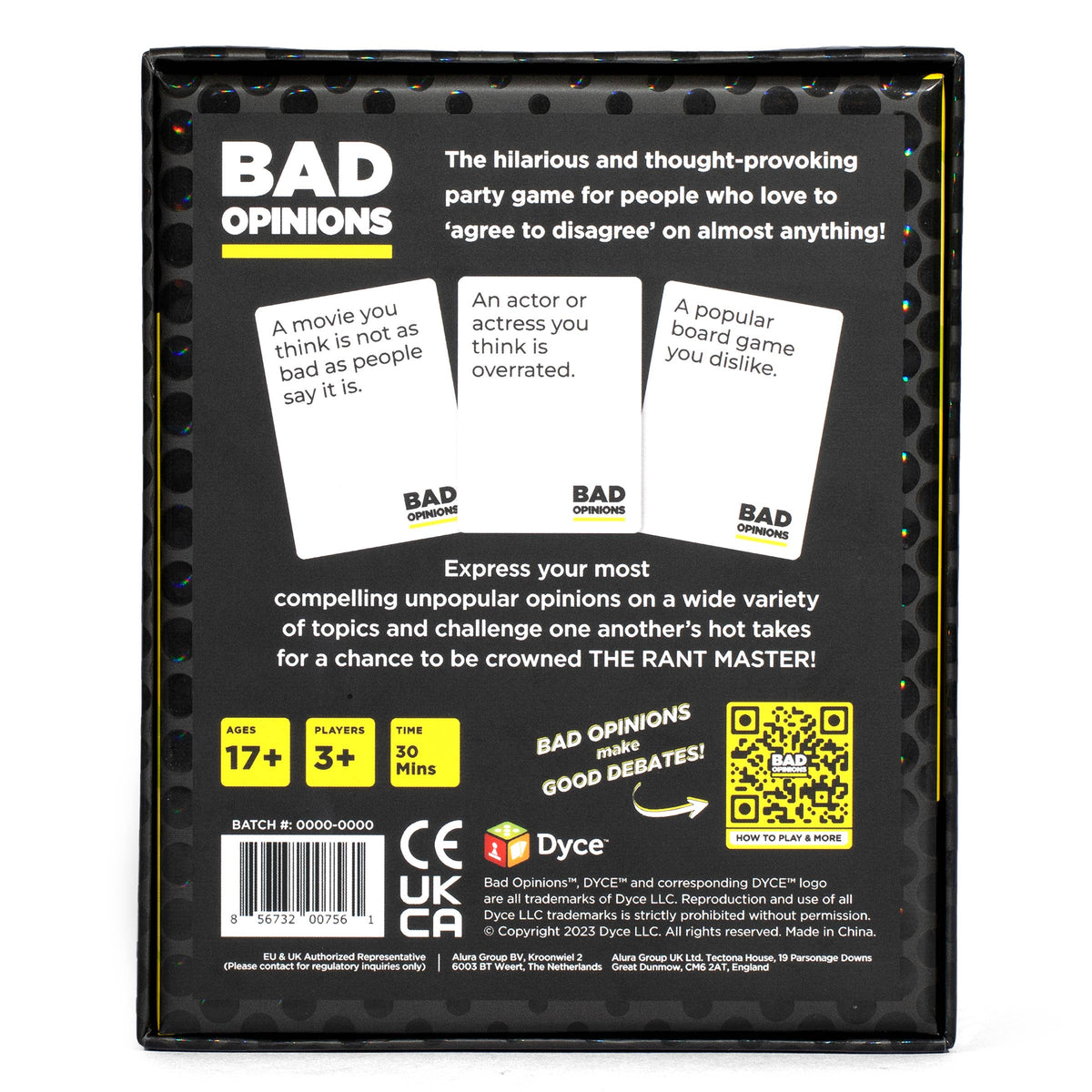 BAD OPINIONS: The Party Game of Hot Takes &amp; Sizzling Debates