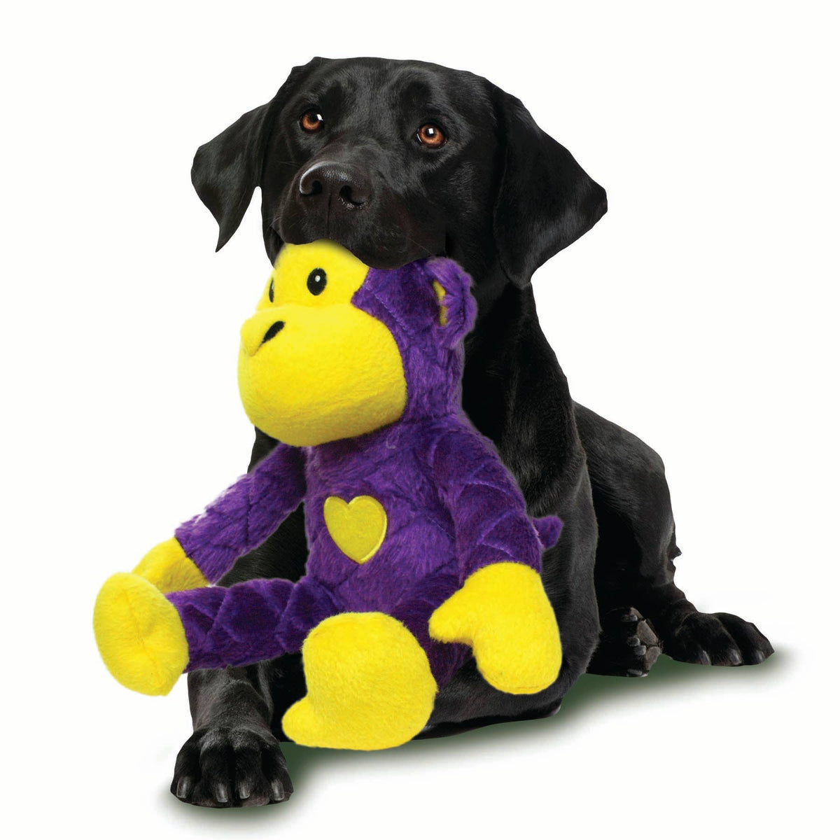 Mighty Safari Monkey - Purple, Squeaky Dog Toy