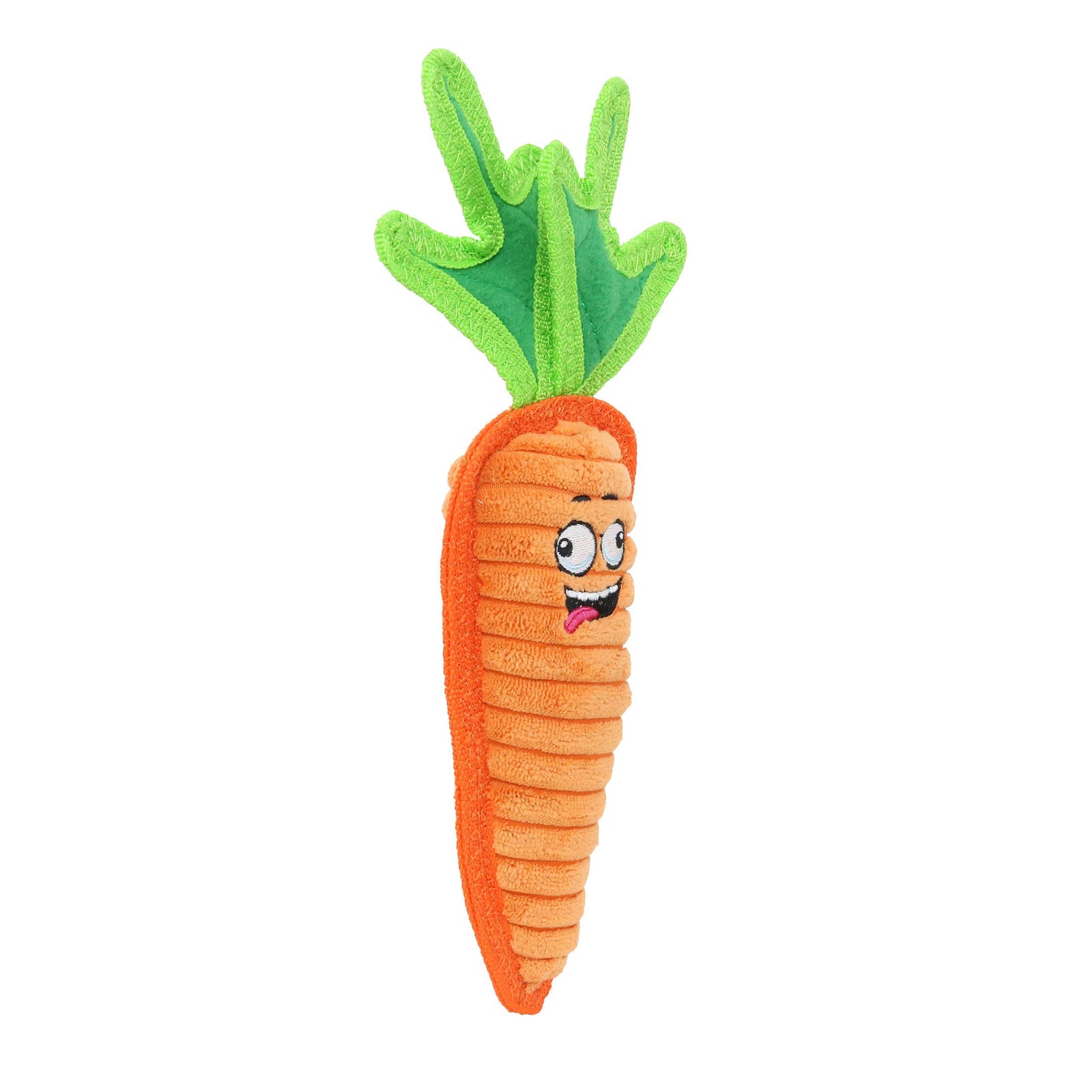 Tuffy Funny Food Carrot Squeaky Dog Toy