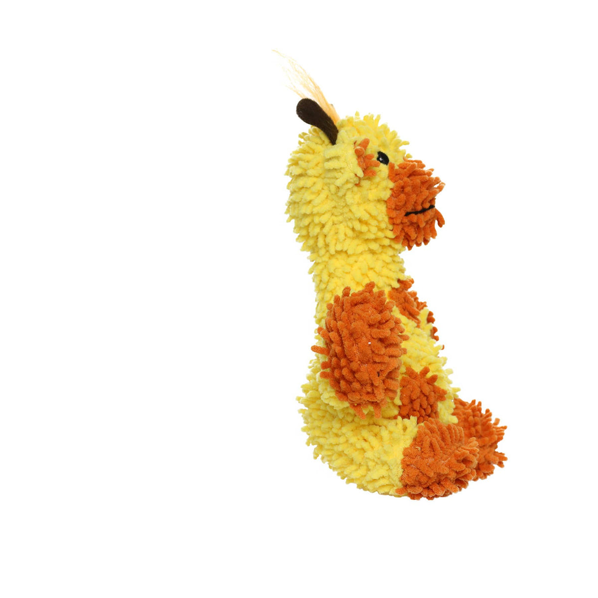 Mighty Jr Microfiber Ball Giraffe, Squeaky Dog Toy