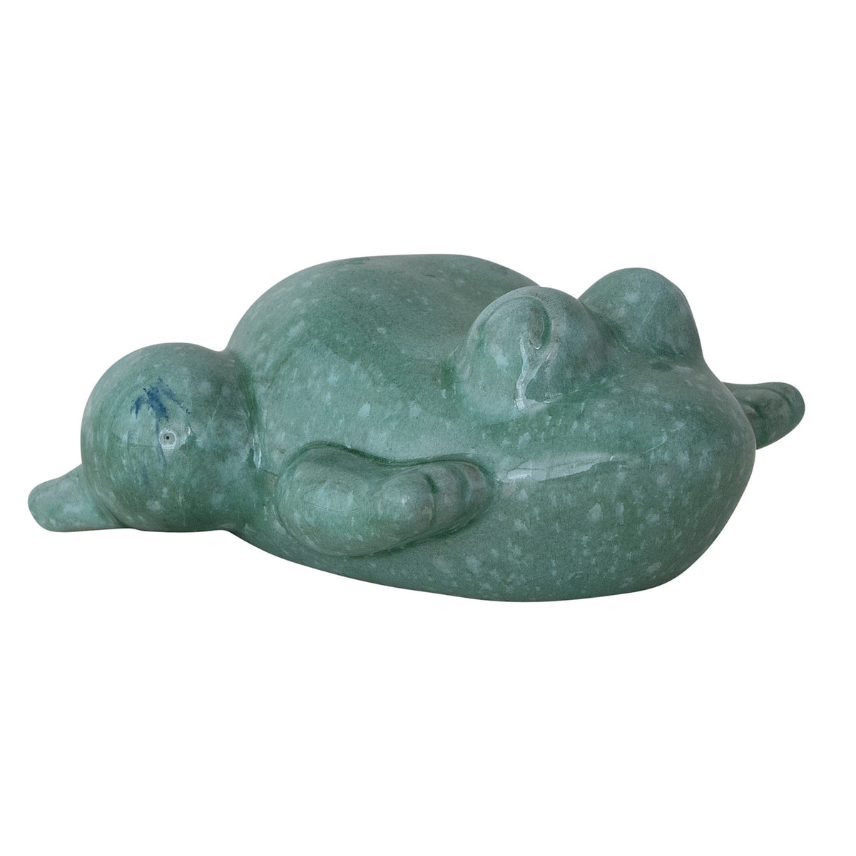 Floating Ceramic Frog, Blue (Each One Will Vary)