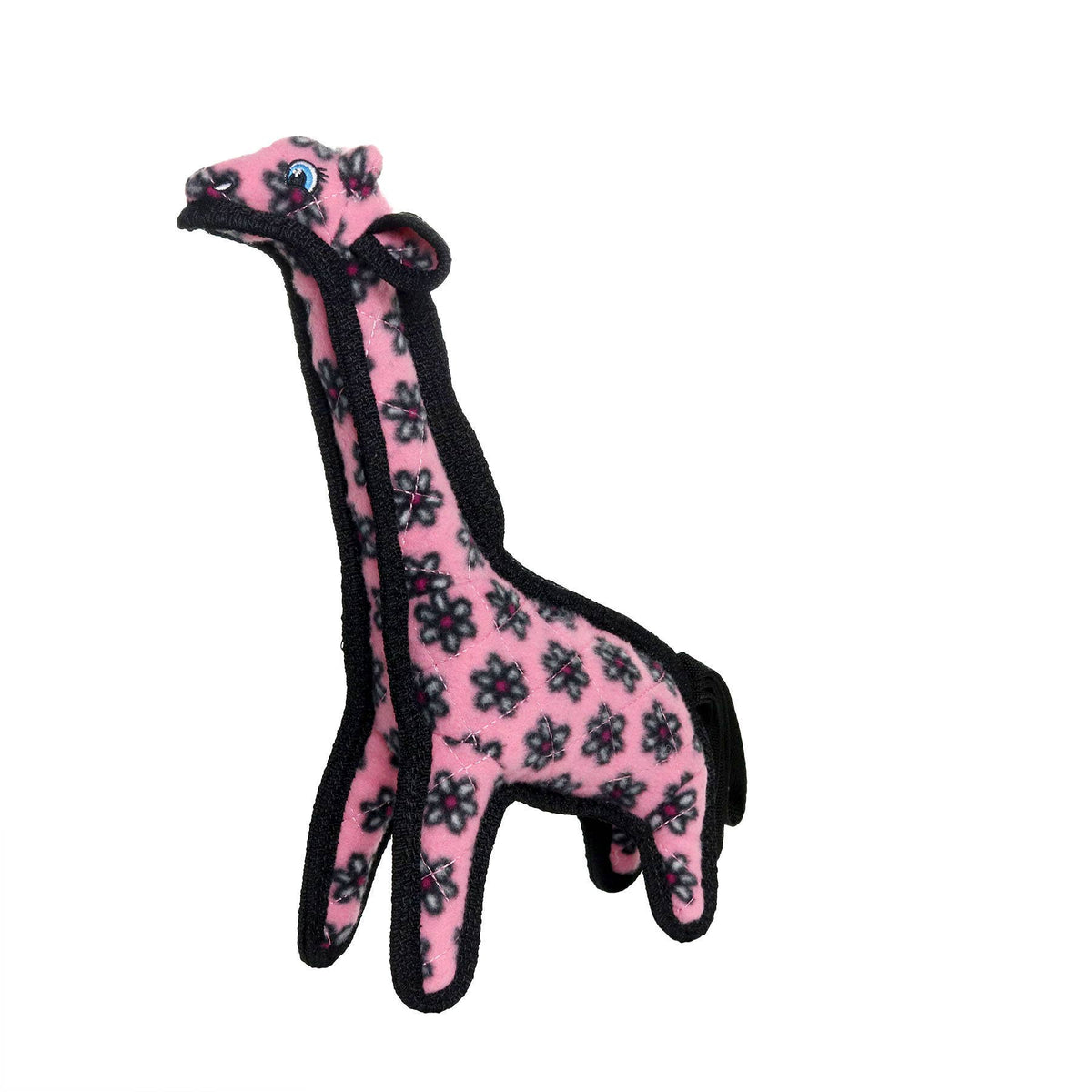 Tuffy Jr Zoo Giraffe Pink, Squeaky Dog Toy