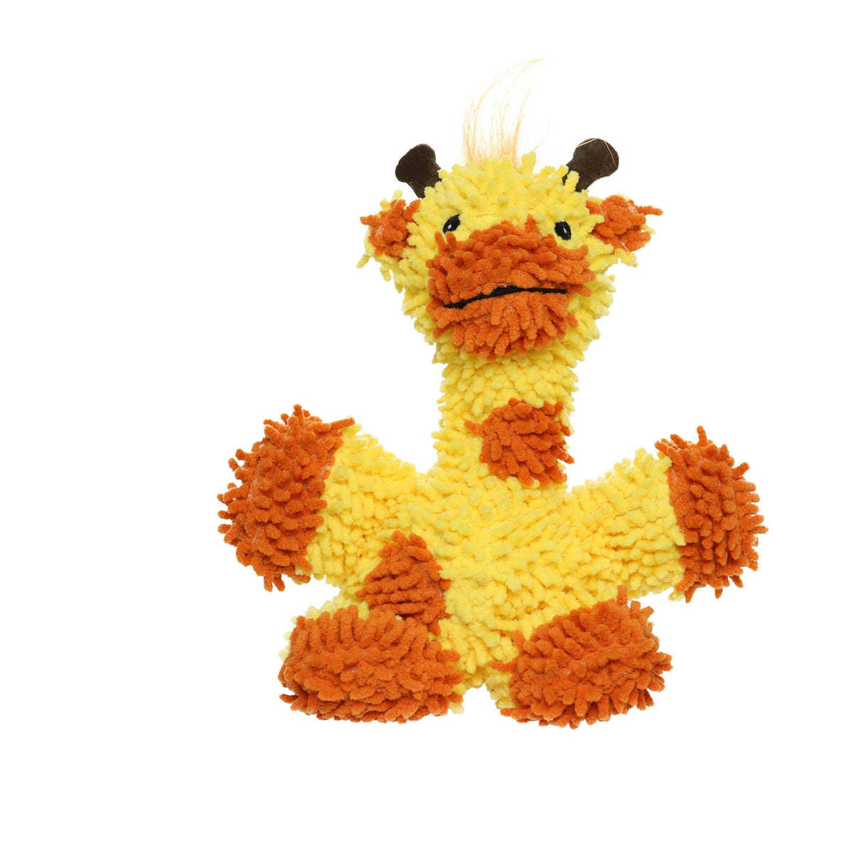 Mighty Jr Microfiber Ball Giraffe, Squeaky Dog Toy