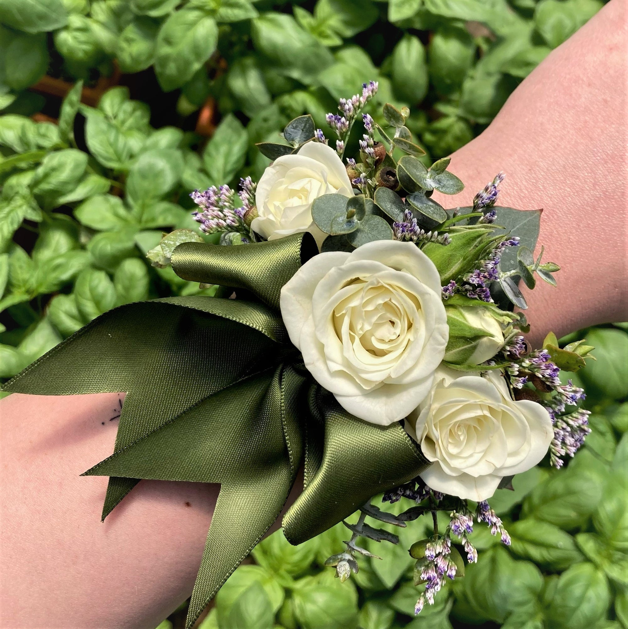 corsage for green dress Custom Corsage in Groton, MA